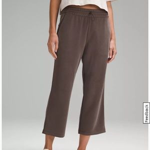 Lululemon Softstreme High-Rise Straight-Leg Cropped Pant in Espresso Size 10 NWT